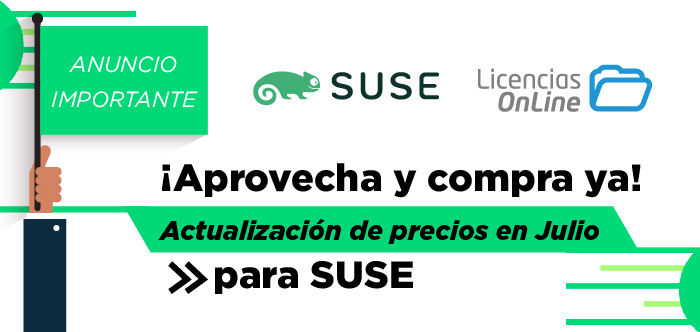 Conoce la nueva Actualizacin de Precios de SUSE